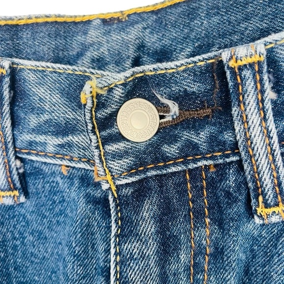 Levis 505 Regular Fit Jeans, Size 34 x 32 - Blue - Picture 7 of 10